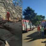 Trabalhador tem perna amputada após desabamento de teto de igreja em Jequié