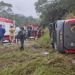 Grave acidente com ônibus da Cidade Sol mata duas pessoas na Bahia
