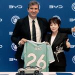 Cotada no Bahia, BYD fecha com Manchester City e amplia presença no futebol mundial