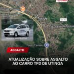 Atualização: Carro do TFD de Utinga é assaltado na BR-324