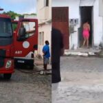 Três crianças morrem carbonizadas em incêndio dentro de casa em Serrinha