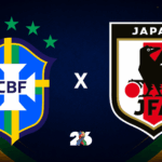 Brasil e Japão se enfrentam nesta segunda-feira (29), às 14h (de Brasília)