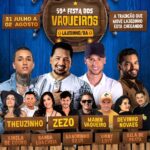 59ª Festa dos Vaqueiros de Lajedinho divulga programação oficial; confira as atrações dos três dias de festa