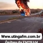 🔥 ÔNIBUS DA EMTRAM É DESTRUÍDO POR INCÊNDIO